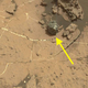 Curiosity spotted the rock on October 30, 2016. (Image: NASA/JPL-Caltech/LANL/ASU)